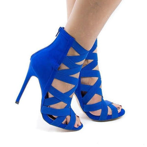 Women Pumps  Sping Peep Toe High Heels