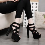 XiaoGao 15CM of sole heel shoe super shoes