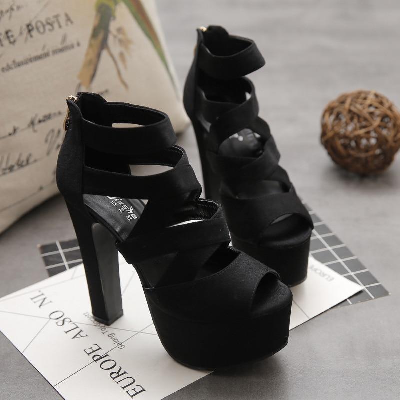 XiaoGao 15CM of sole heel shoe super shoes