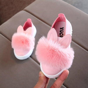 baby  shoes  rabbit ears