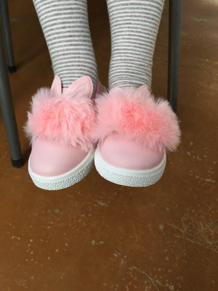 baby  shoes  rabbit ears