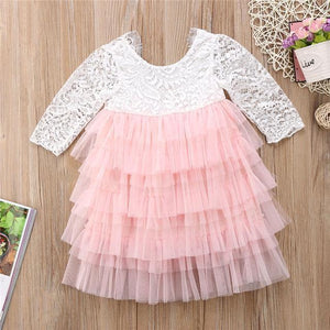 Girls Lacy Tutu Dress