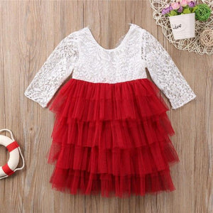 Girls Lacy Tutu Dress