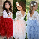 Girls Lacy Tutu Dress