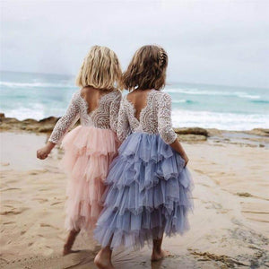 Girls Lacy Tutu Dress