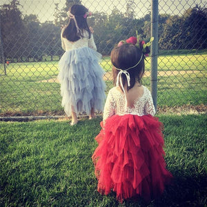 Girls Lacy Tutu Dress