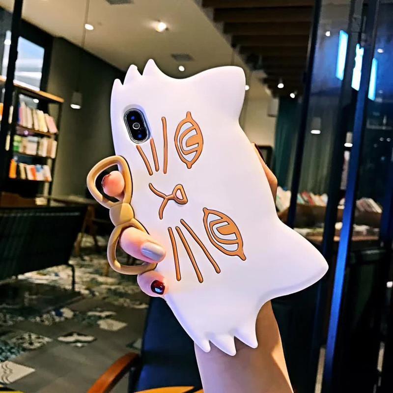 3D Cat Silicone Phone Case For iPhone