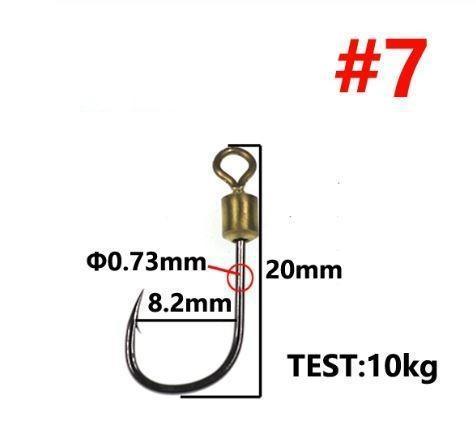 360 Degree Rotating Swivel Fish Hook