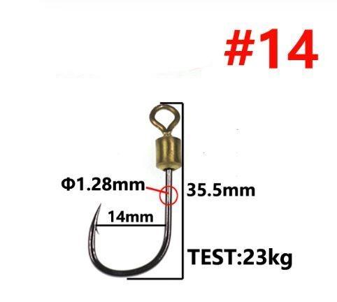 360 Degree Rotating Swivel Fish Hook