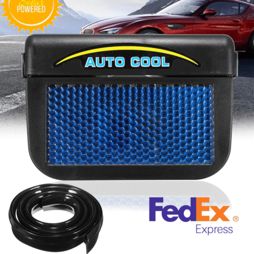 Solar Car Air Vent Cooling Window Fan