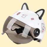 2Pcs/set Motorcycle Helmet Cat Ears