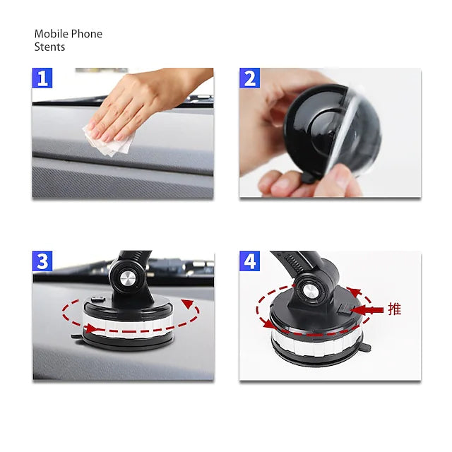 Universal Suction Cup Car Phone Holder