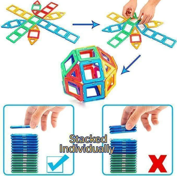 Magnetic Building Blocks Set