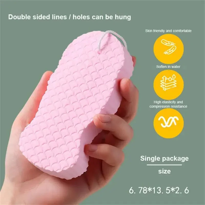 Luxury 3D Exfoliating Bath Sponges