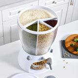 Rotating Food Storage Box with Lid