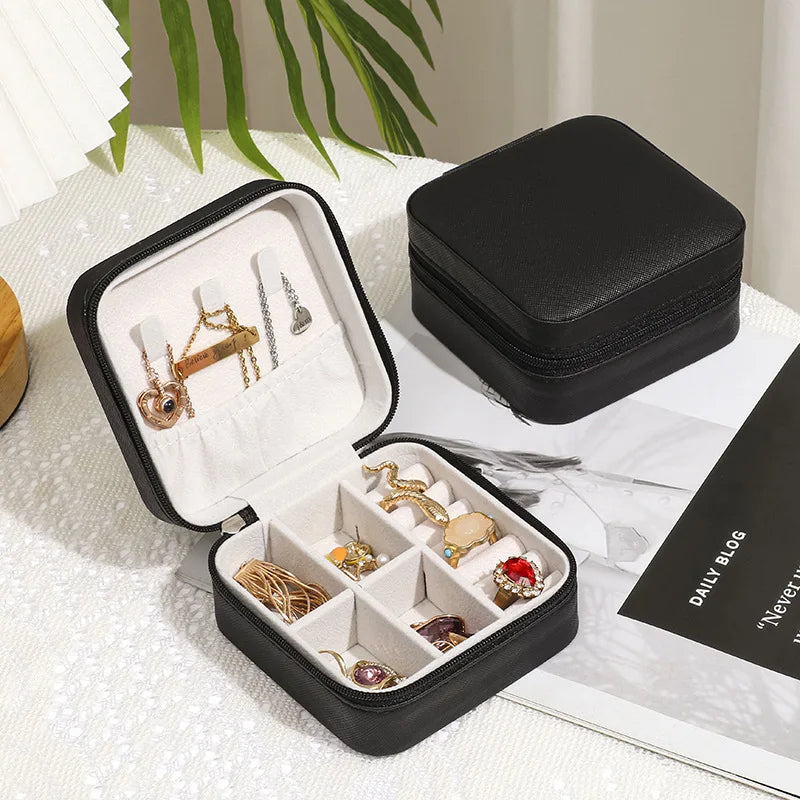 GlamourGrip™ Deluxe Jewelry Storage Box