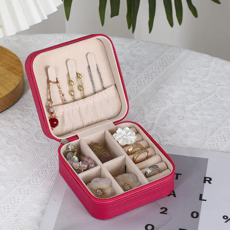 GlamourGrip™ Deluxe Jewelry Storage Box