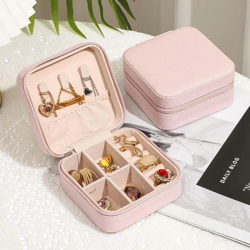 GlamourGrip™ Deluxe Jewelry Storage Box