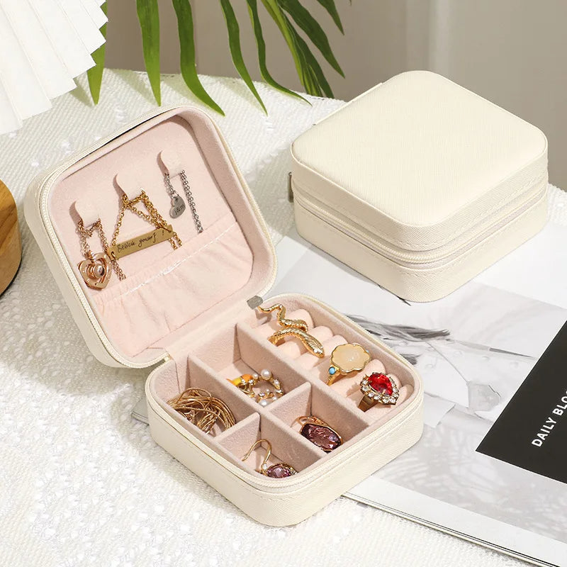 GlamourGrip™ Deluxe Jewelry Storage Box