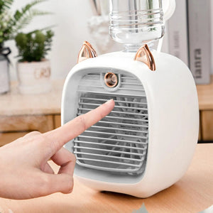 Mini Air Cooler Fan with USB & Humidifier