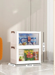 Multi-Purpose Stackable Cube Storage Cabinet