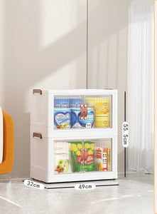 Multi-Purpose Stackable Cube Storage Cabinet