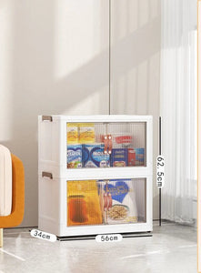 Multi-Purpose Stackable Cube Storage Cabinet