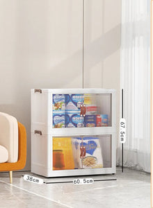 Multi-Purpose Stackable Cube Storage Cabinet