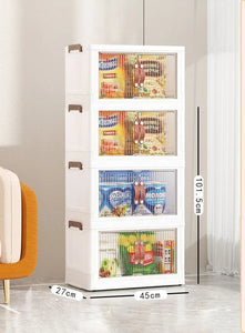 Multi-Purpose Stackable Cube Storage Cabinet