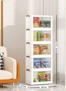 Multi-Purpose Stackable Cube Storage Cabinet