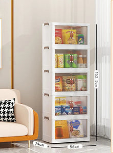 Multi-Purpose Stackable Cube Storage Cabinet