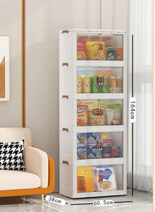 Multi-Purpose Stackable Cube Storage Cabinet