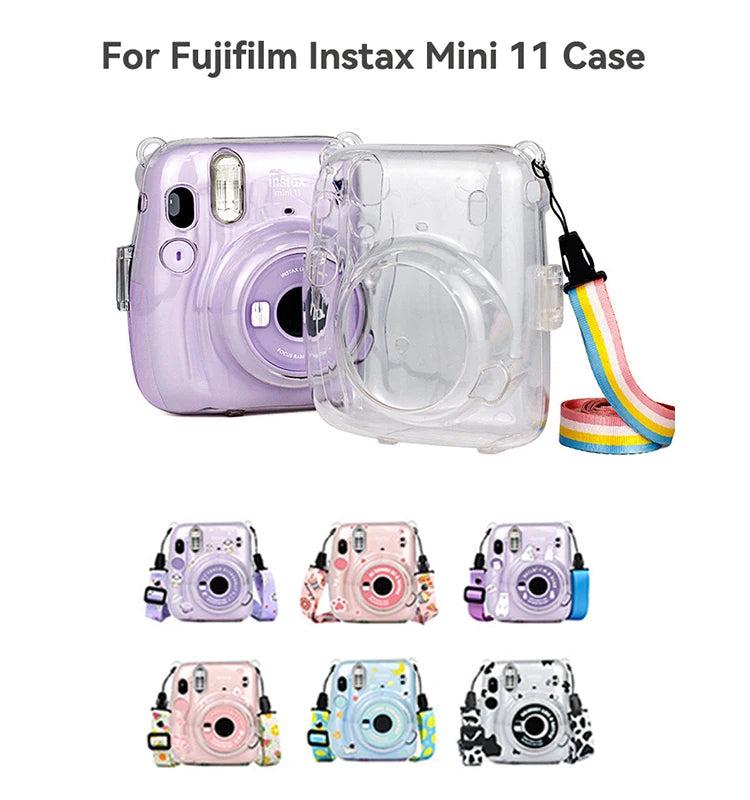 Instax Mini 11 Protective Silicone Case with Gradient Strap