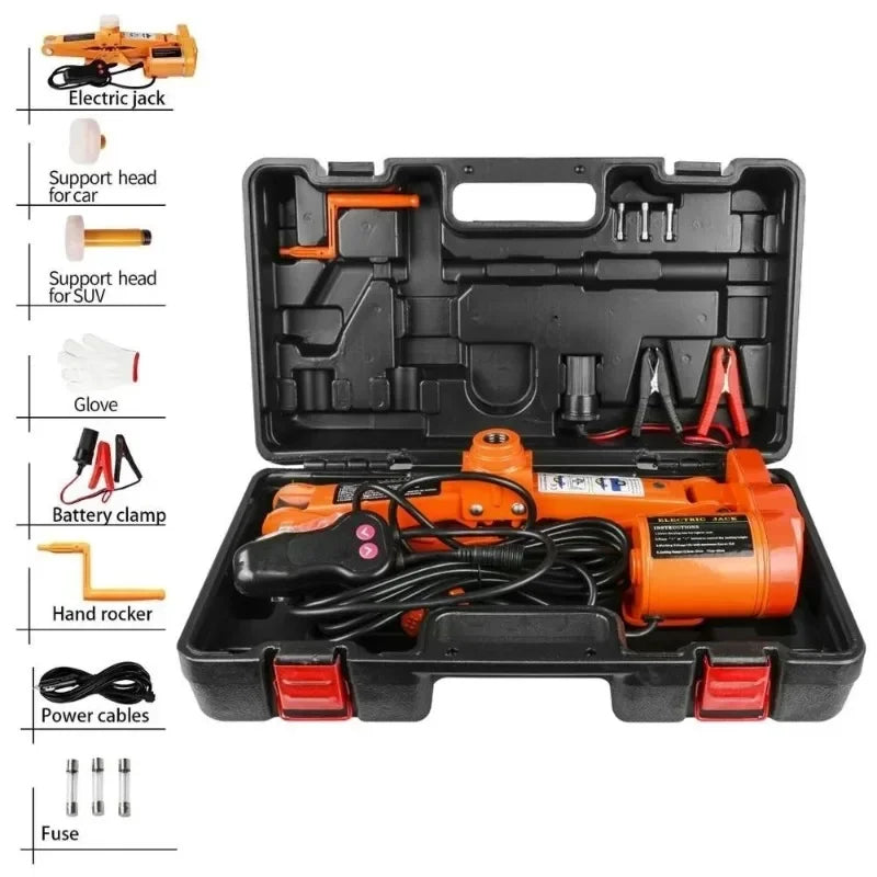 12V Electric Car Jack 3Ton Auto Lift Scissor