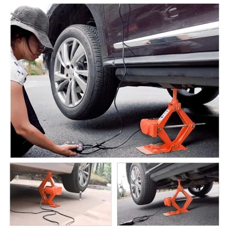 12V Electric Car Jack 3Ton Auto Lift Scissor