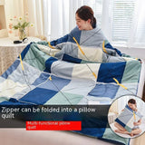 CozyComfort Sleeved Quilt Pillow