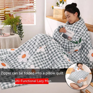 CozyComfort Sleeved Quilt Pillow