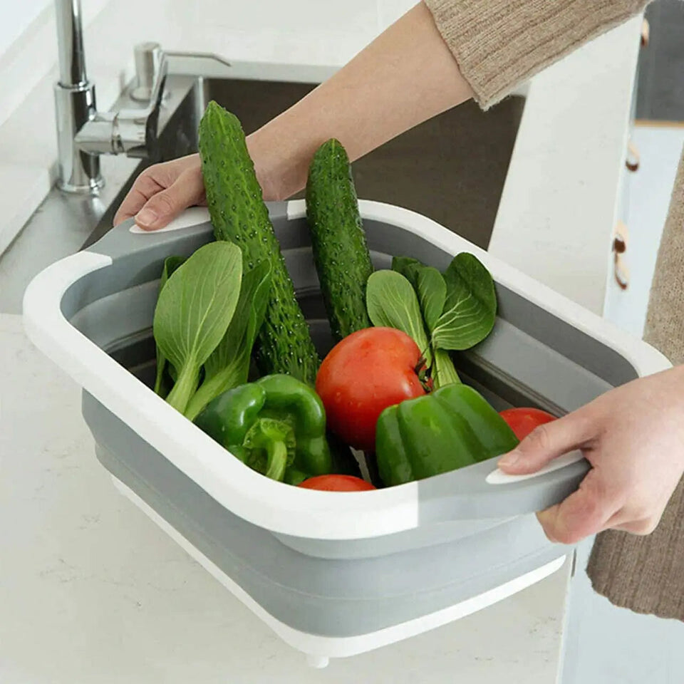 VersaFold™ 4-in-1 Wash Basin & Cutting Board Combo