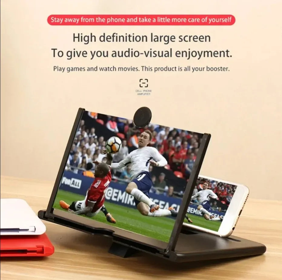 10-inch 3D Phone Screen Magnifier HD Video Amplifier