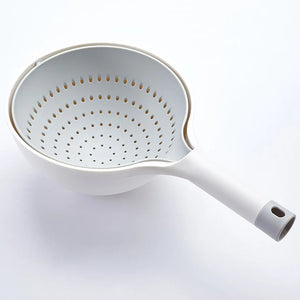 Rotating Duo-Colander with Handle