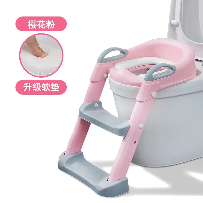 3-in-1 Children's Toilet Ladder & Rack Cover