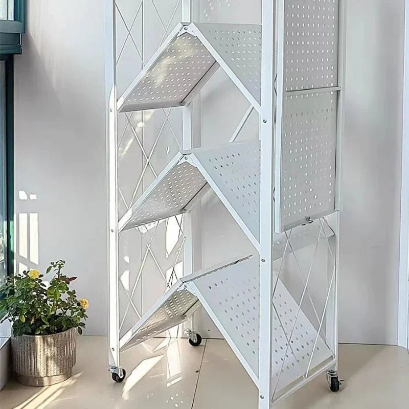 Foldable Kitchen Cabinet Storage Rack