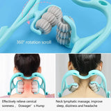 6-Wheel Cervical Spine Massage Roller