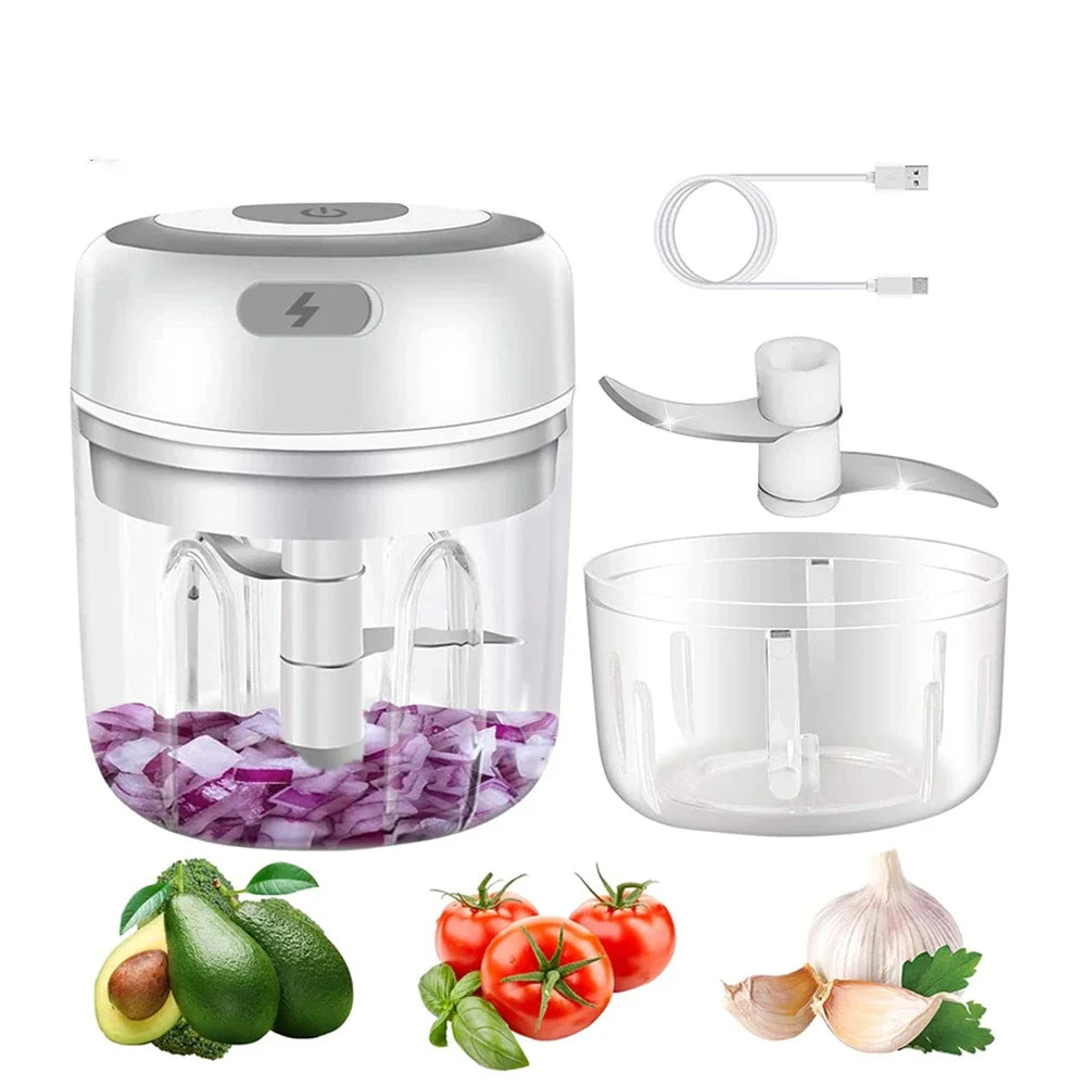 Portable Electric Mini Garlic Chopper