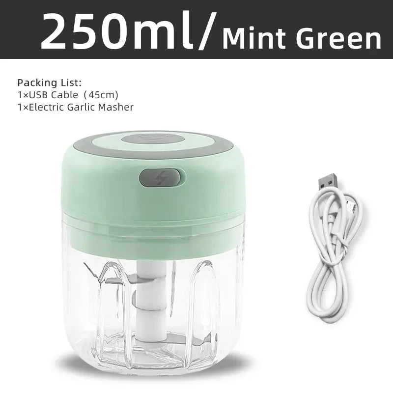 Portable Electric Mini Garlic Chopper