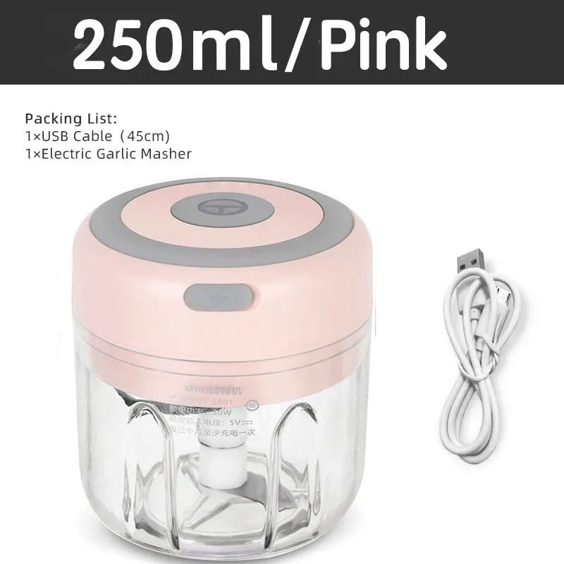 Portable Electric Mini Garlic Chopper