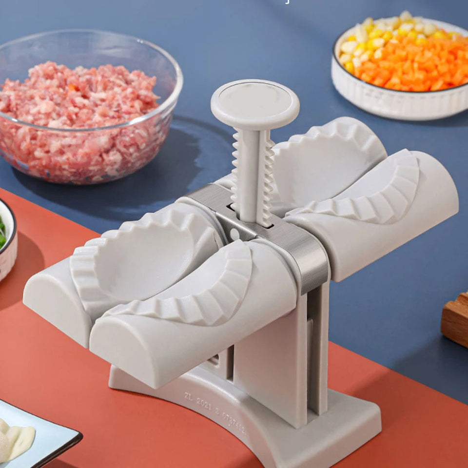 Duo-Press Dumpling Maker Machine