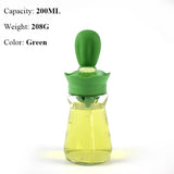 Silicone Oil Bottle Brush Glass Container