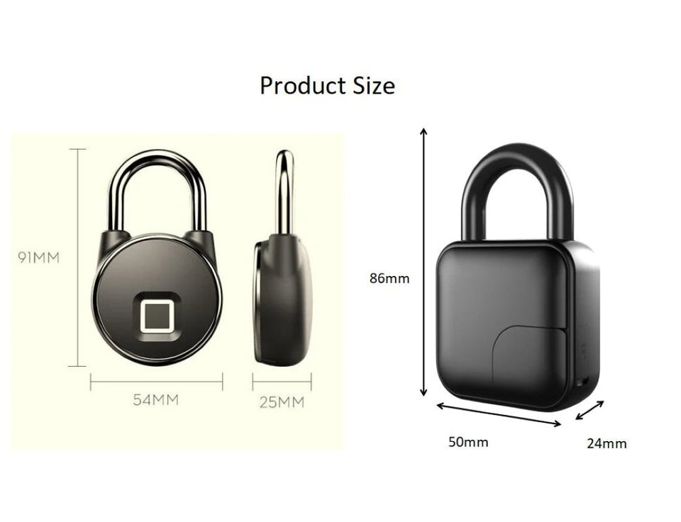 TUYA Fingerprint Padlock - Secure Your Possessions with Ease