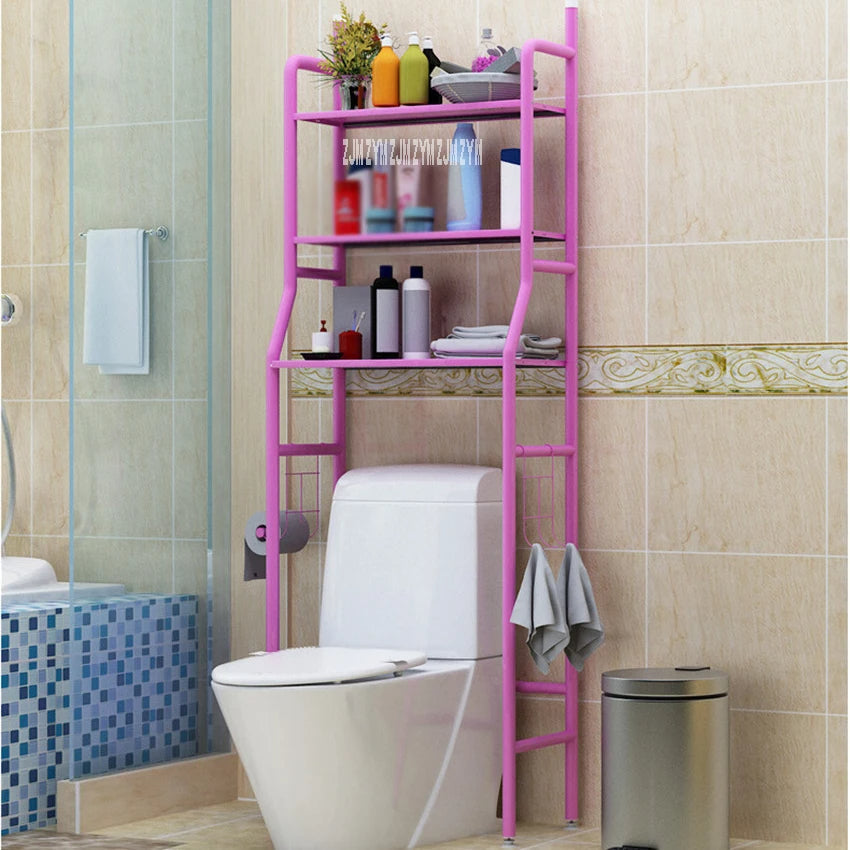 Floor Type Toilet Shelf Organizer